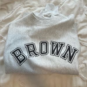 Brown University Champion reverse weave sweatshirt